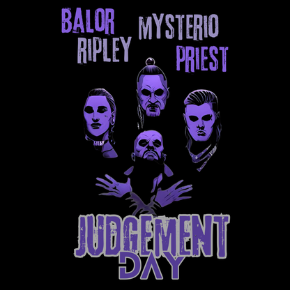 Premium Judgement Day & Queen Mashup Tee - Pro Wrestling T-Shirt by OnCulture