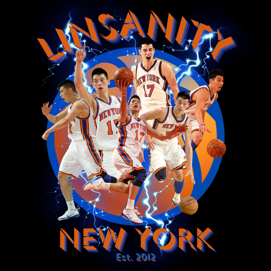 Jeremy Lin “Linsanity” Tribute Tee | New York Legend EST. 2012 Homage T-Shirt