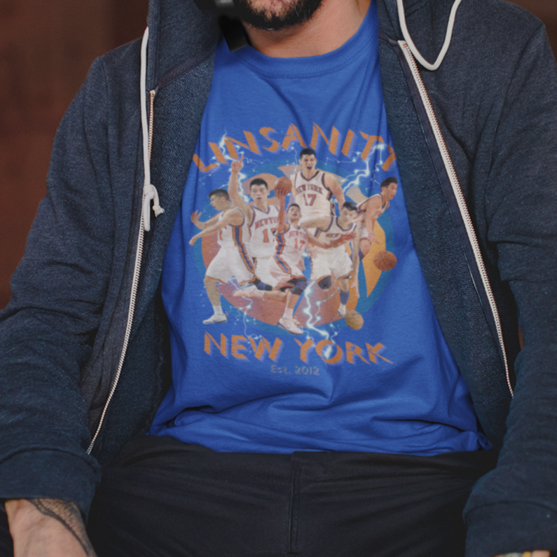 Jeremy Lin “Linsanity” Tribute Tee | New York Legend EST. 2012 Homage T-Shirt