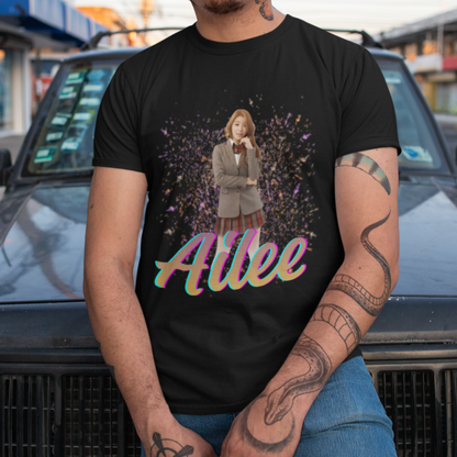 Ailee Fan KPop Tee | K-Idol Fan T-Shirt with Glitter Bomb