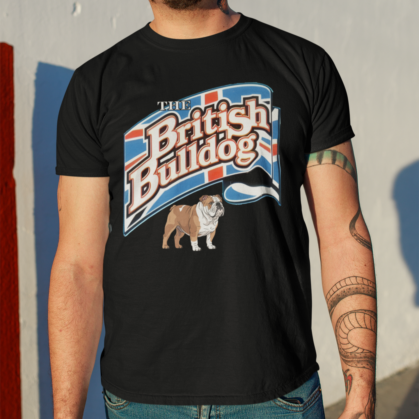 The British Bulldog Tee – Classic Pro Wrestling Tribute Shirt