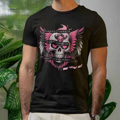 The Best Skull & Wings Logo Tee – Wrestling Legend Tribute T-Shirt