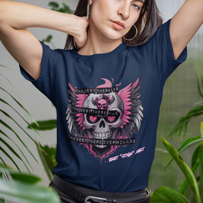 The Best Skull & Wings Logo Tee – Wrestling Legend Tribute T-Shirt
