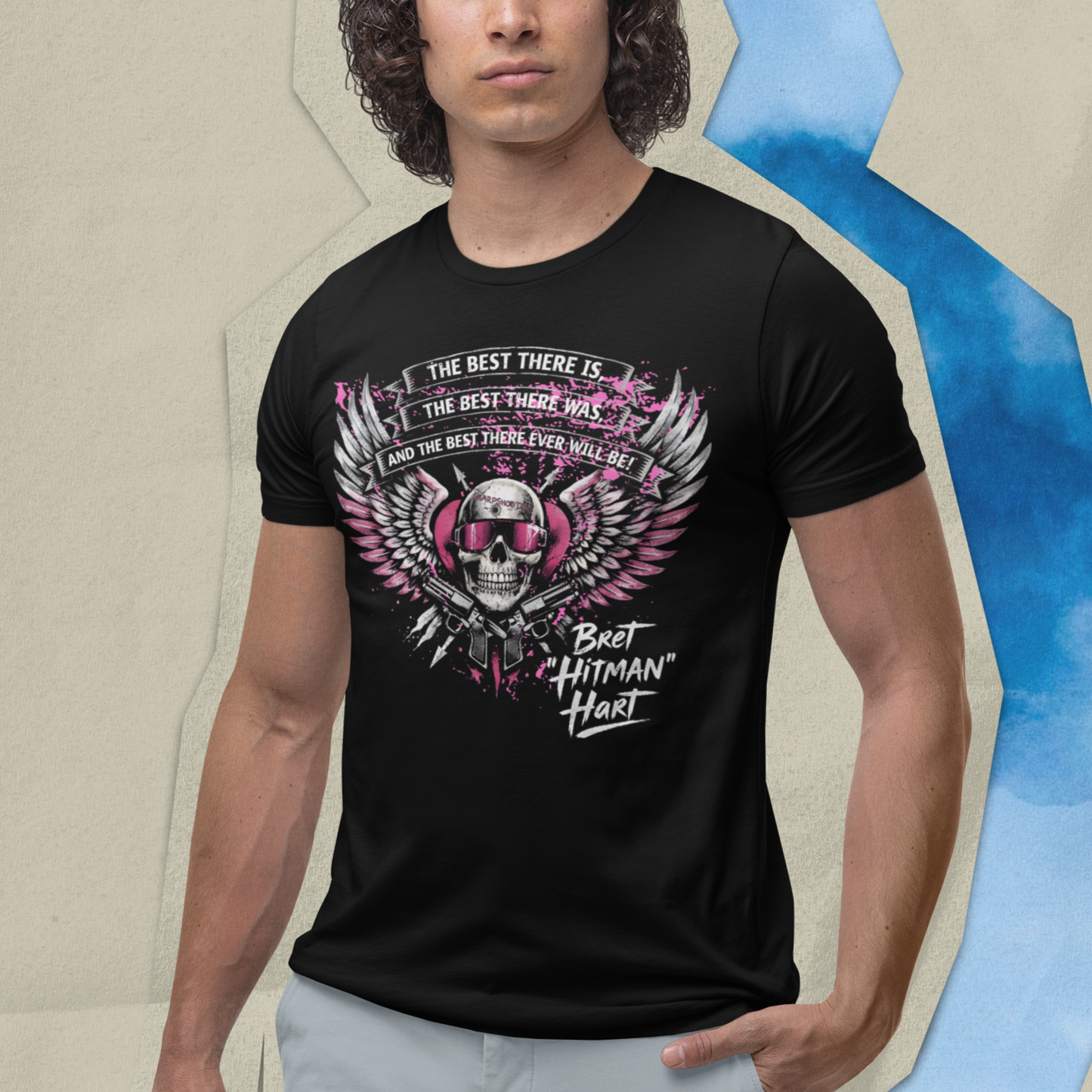 Legendary Skull & Wings Tee – Pro Wrestling Legend Tribute T-Shirt