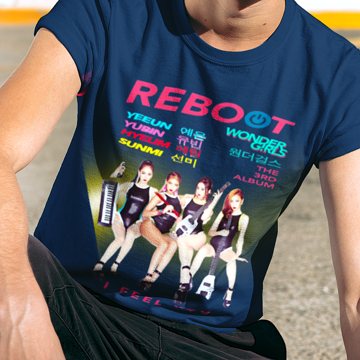 Girls of Wonder “Reboot” Comeback Tee | Legendary Retro KPop Girl Group Tribute T-Shirt