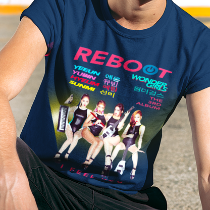 Girls of Wonder “Reboot” Comeback Tee | Legendary Retro KPop Girl Group Tribute T-Shirt