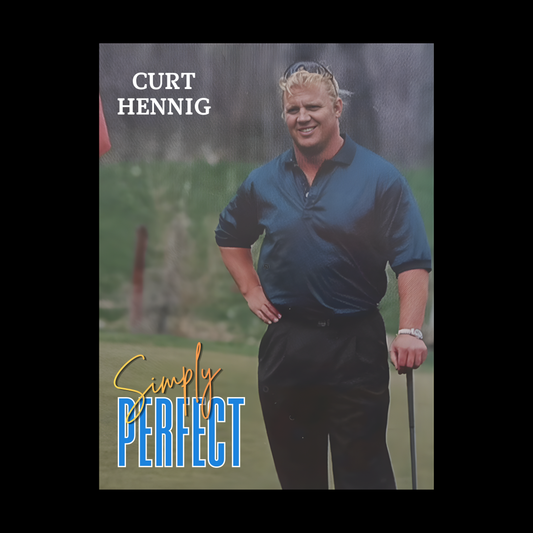 “Simply Perfect” – Vintage Style Mr. Perfect 90s Golf Vignette Tribute Tee