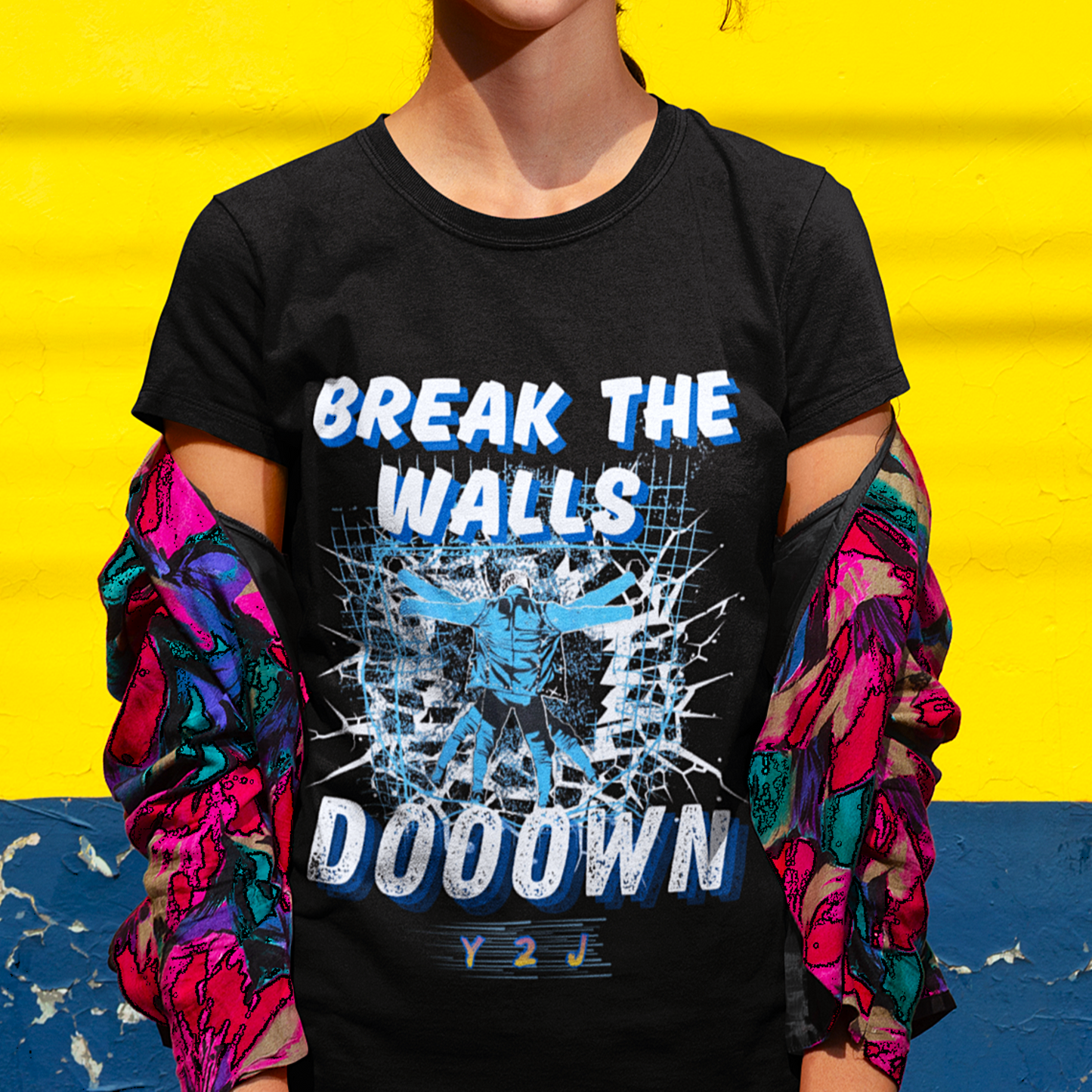 Jeric-holics Break The Walls Tee | Light-Up Jacket Inspired Pro Wrestling T-Shirt