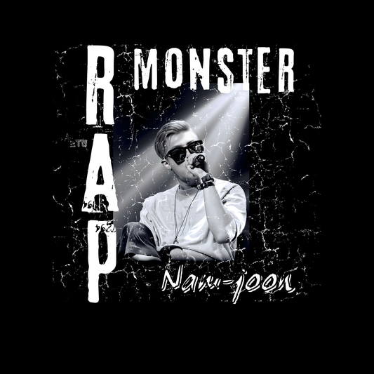 A Rap Monster Cometh Oversized Fit Tee | KPop Fan Retro Style Concert T-Shirt