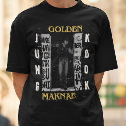JK The Golden Youth Tee | Vintage Style KPop Fan T-Shirt