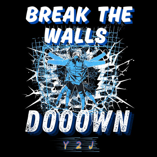 Time to “Break the Walls Down” Wrestling Tee | Legendary Pro Wrestler Tribute T-Shirt