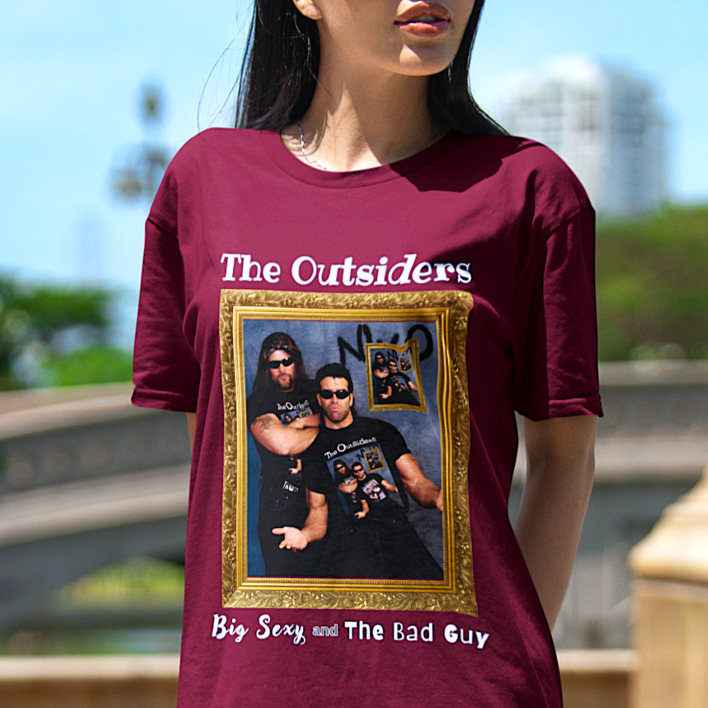 A Hall and Nash Outsiders Tee | "Big Sexy and The Bad Guy" Portrait T-Shirt