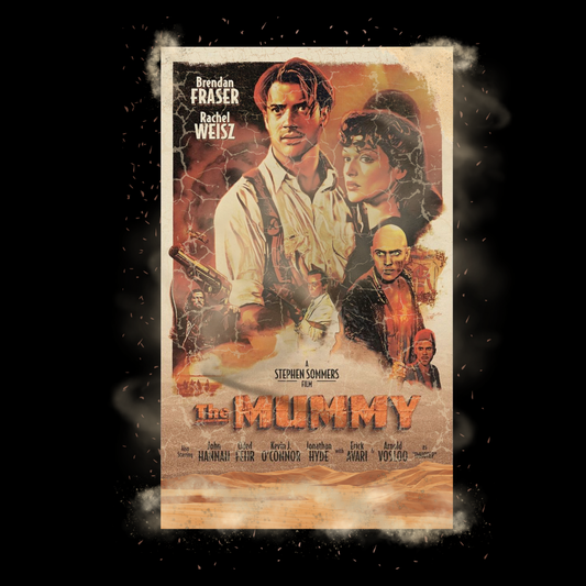 A Mummy Tribute Tee | Vintage Sandstorm Adventure Movie Poster T-Shirt
