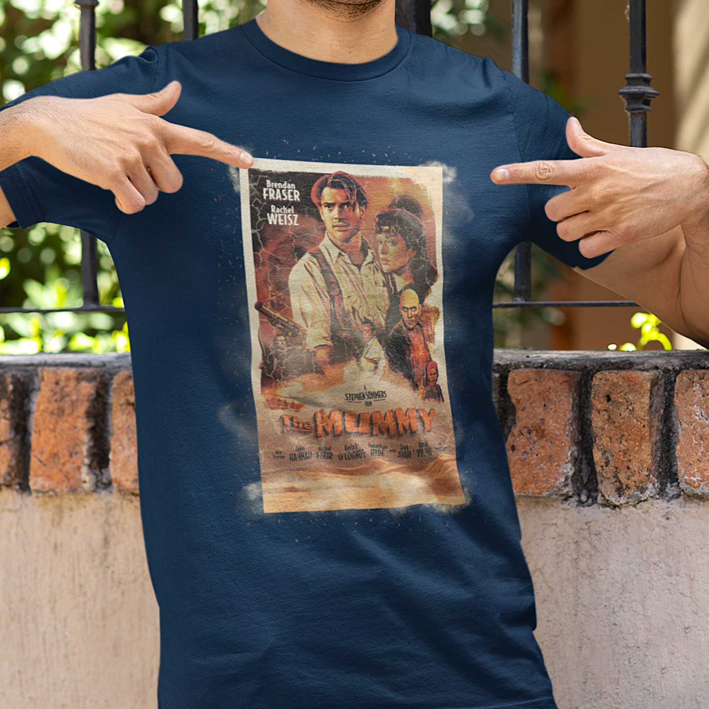 A Mummy Tribute Tee | Vintage Sandstorm Adventure Movie Poster T-Shirt