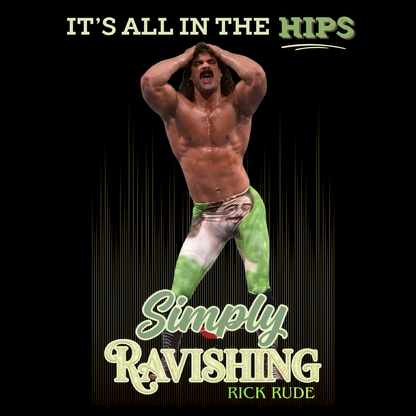 Throwback Rick Rude Tee, Simply Ravishing WWF Retro Wrestling Shirt by OnCulture