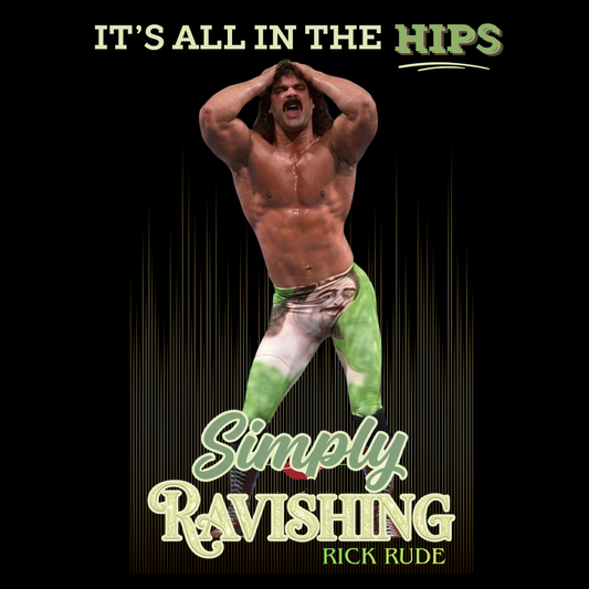 Throwback Rick Rude Tee, Simply Ravishing WWF Retro Wrestling Shirt by OnCulture