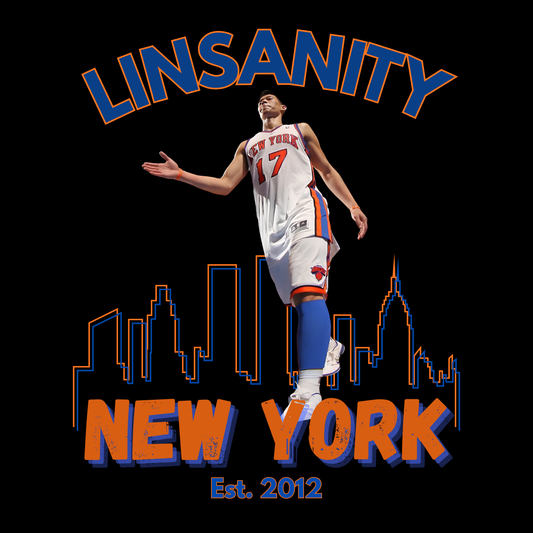Premium Oversized Boxy Linsanity Tee - New York Knicks Tribute Tee by OnCulture