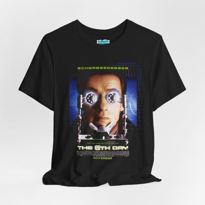 The Sixth Day Film Tee | Retro Arnold Sci-Fi Action Movie Tribute T-Shirt