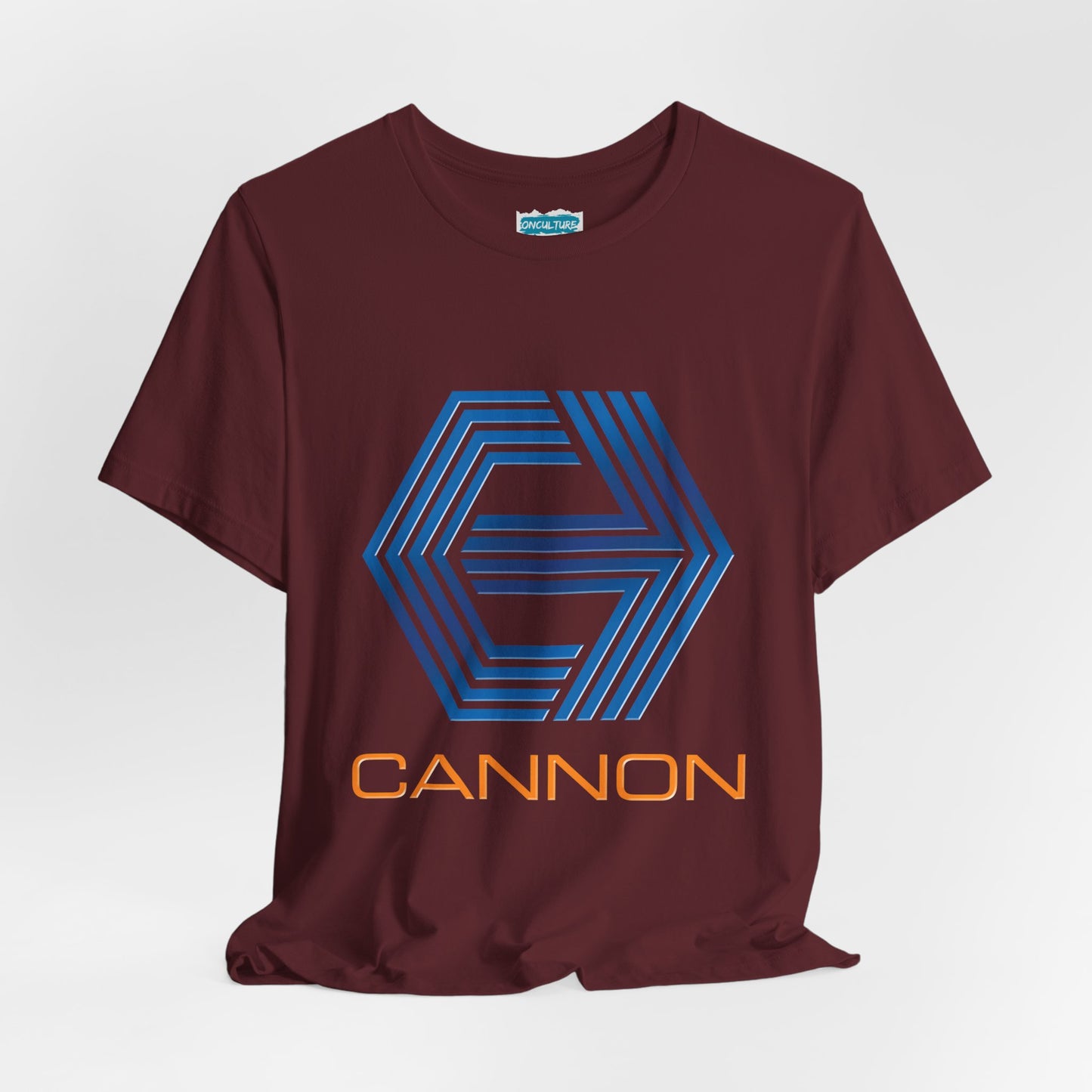 Cannon Logo Tee – 80s Action Cinema Tribute Shirt