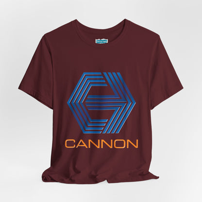 Cannon Logo Tee – 80s Action Cinema Tribute Shirt
