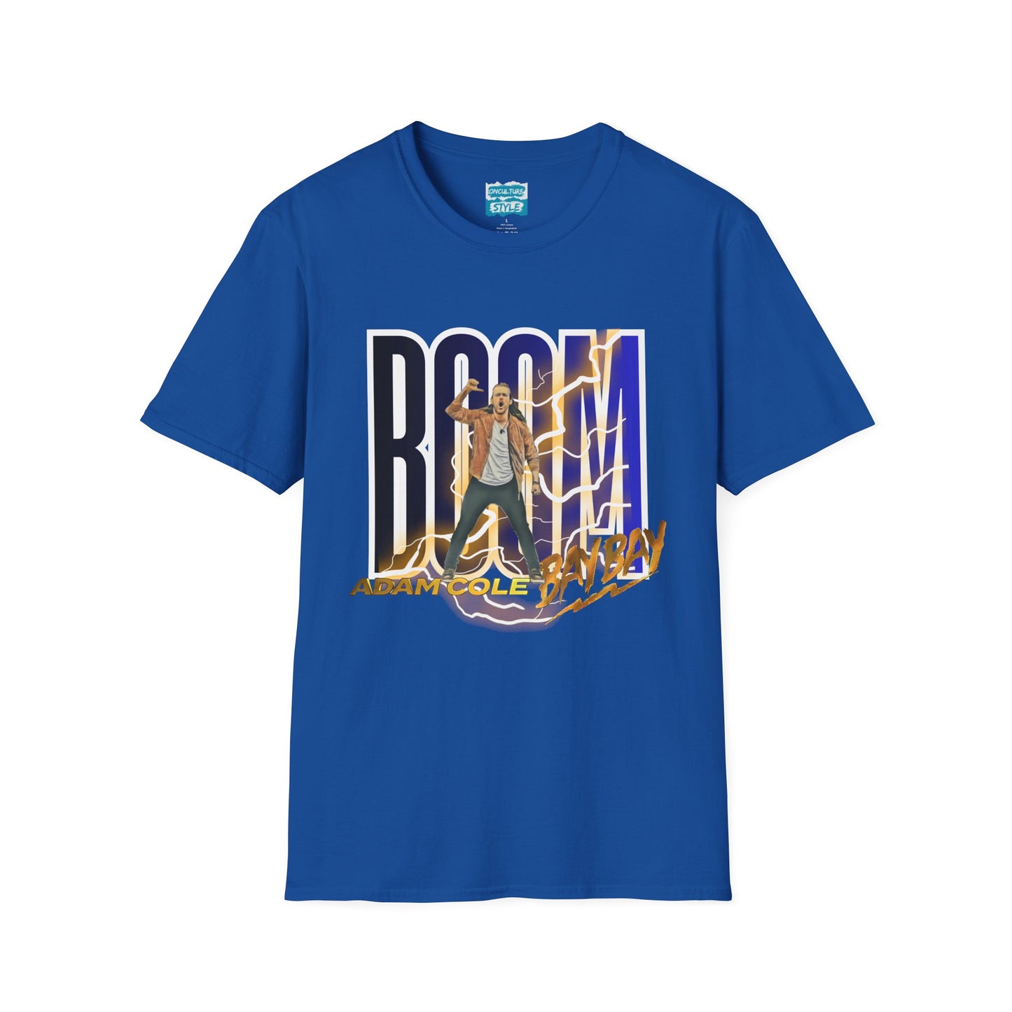 Adam Cole “BOOM” Tribute T-Shirt – Bay Bay Edition - AEW Wrestling Tee, Pro Wrestling Merch