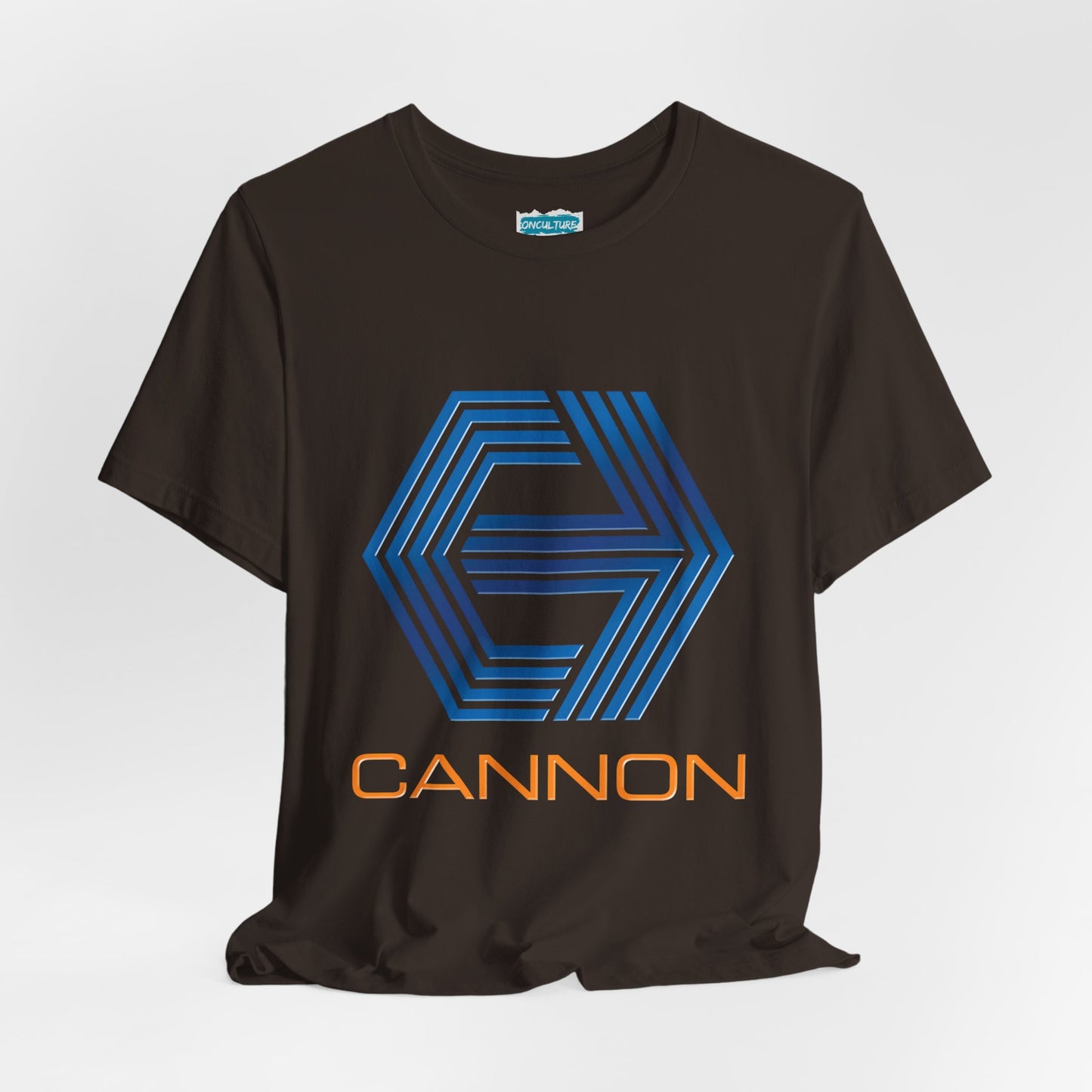 Cannon Logo Tee – 80s Action Cinema Tribute Shirt