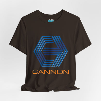 Cannon Logo Tee – 80s Action Cinema Tribute Shirt