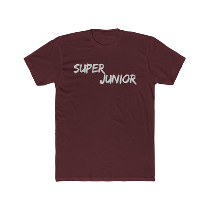 Super Junior Tribute T-Shirt – K-Pop Legends Paint Splatter Logo Tee | Silver Fan Design