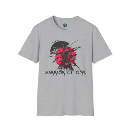 Warrior of One Samurai T-Shirt - Japanese Ink Splatter Art Tee