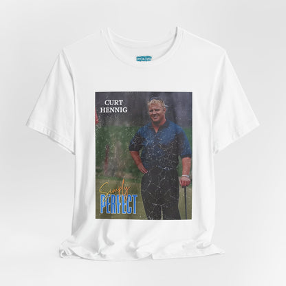 “Simply Perfect” – Vintage Style Mr. Perfect 90s Golf Vignette Tribute Tee