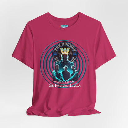 Agents of SHIELD Tee – WWE x Marvel Wrestling Mash-Up Shirt
