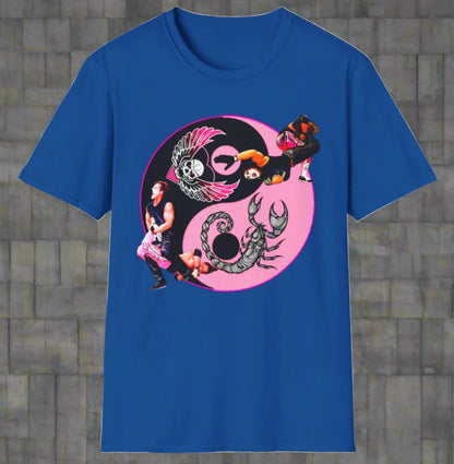 Sharpshooter vs Scorpion Deathlock TShirt - Bret Hart vs Sting