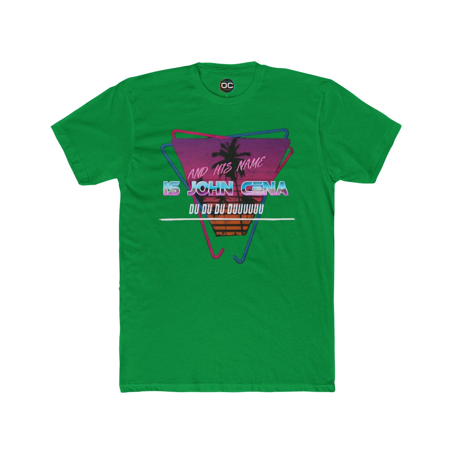 John Cena Meme T-Shirt - Retro 80s 'And His Name Is' Design | An IWC Inspired Funny Wrestling Tee
