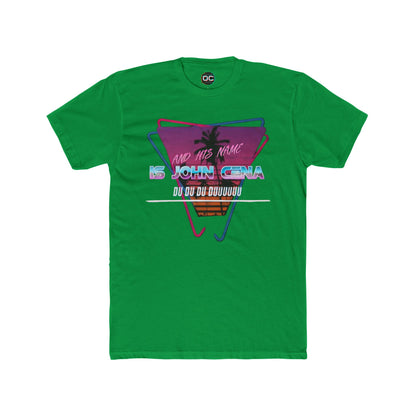 John Cena Meme T-Shirt - Retro 80s 'And His Name Is' Design | An IWC Inspired Funny Wrestling Tee