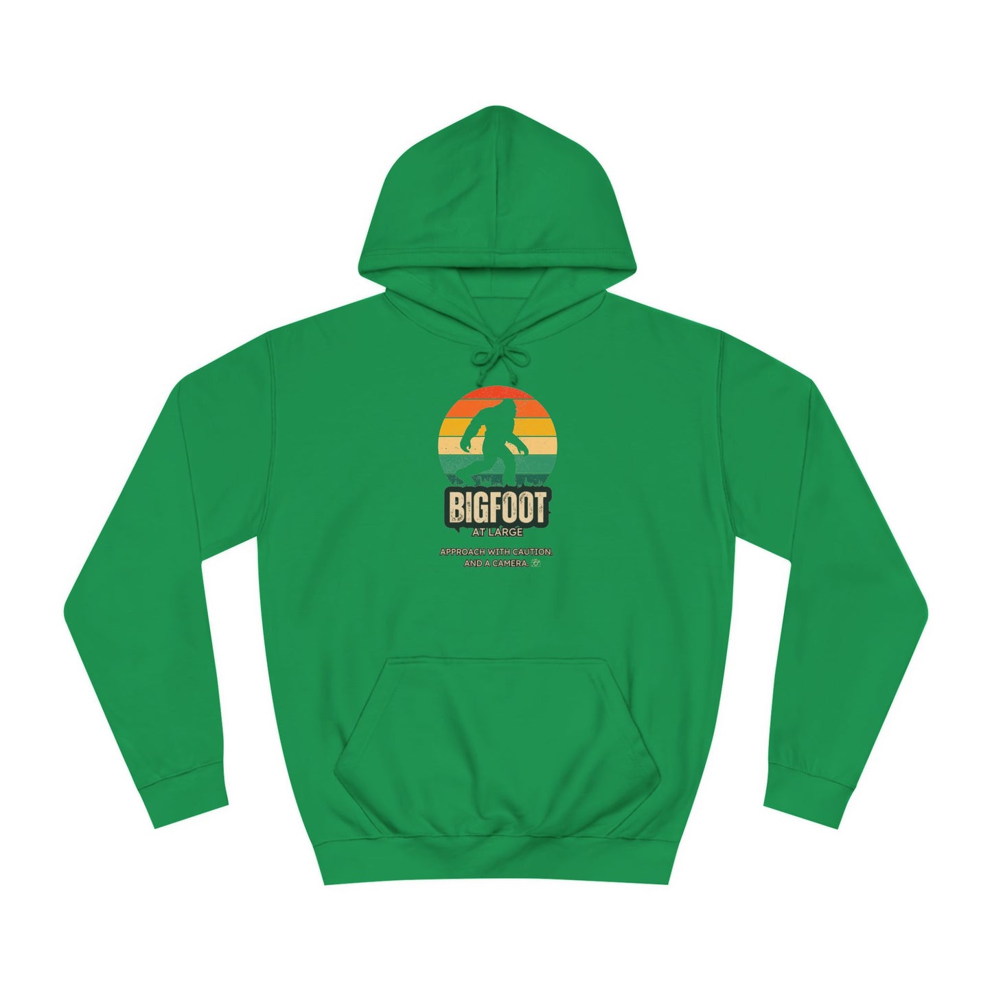 Bigfoot Sighted, Bring Cameras - A Double Sided Hoodie