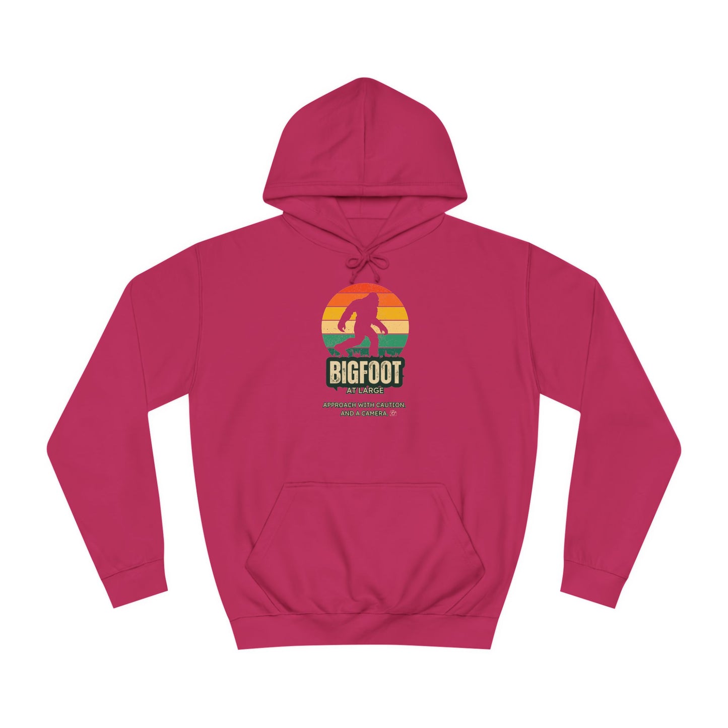 Bigfoot Sighted, Bring Cameras - A Double Sided Hoodie