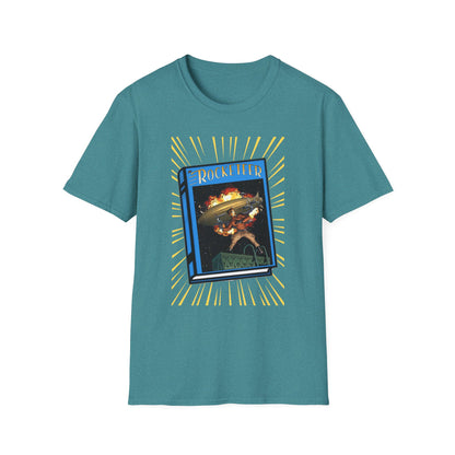 The Rocketeer Tribute Tee – Vintage Book Cover Blast-Off Edition