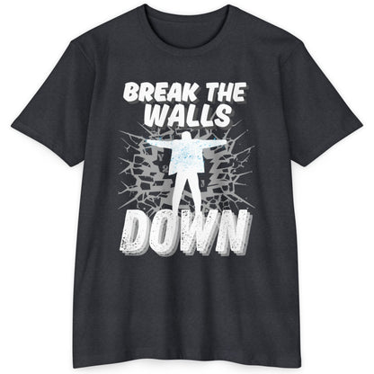 Chris Jericho 'Break The Walls Down' T-Shirt - Light-Up Jacket Inspired Wrestling Tee
