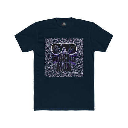 Macho Man Randy Savage Tribute Tee – Retro Glasses Design with TV Fuzz Background