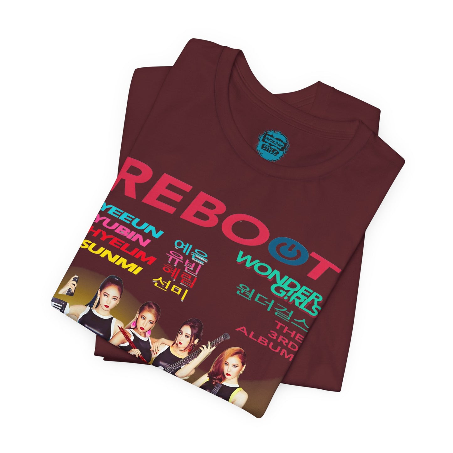 Girls of Wonder “Reboot” Comeback Tee | Legendary Retro KPop Girl Group Tribute T-Shirt