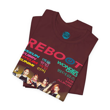 Girls of Wonder “Reboot” Comeback Tee | Legendary Retro KPop Girl Group Tribute T-Shirt