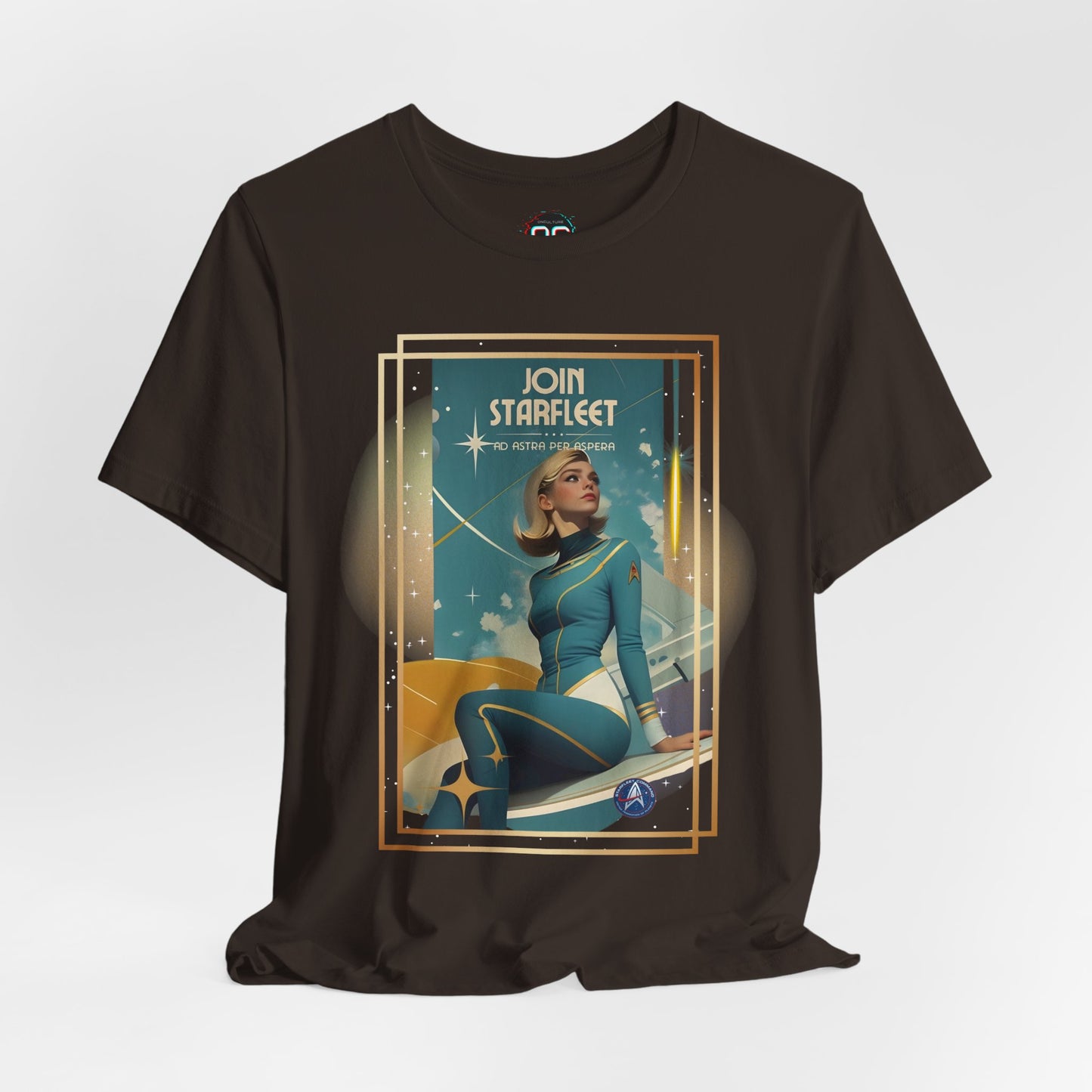 Space Fleet Recruitment Poster Tee | Tetro Trek Nerds T-Shirt