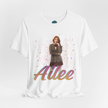 Ailee Fan KPop Tee | K-Idol Fan T-Shirt with Glitter Bomb
