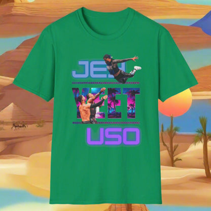 Jey Uso "YEET" Splash T-Shirt - High-Flying WWE Action Tee