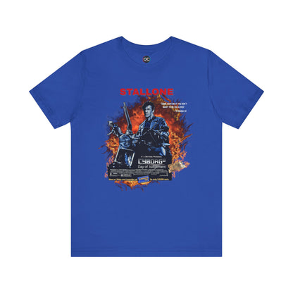 Stallone as The Terminator Tee – “Cyborg 2: Day of Judgement” Spoof Shirt