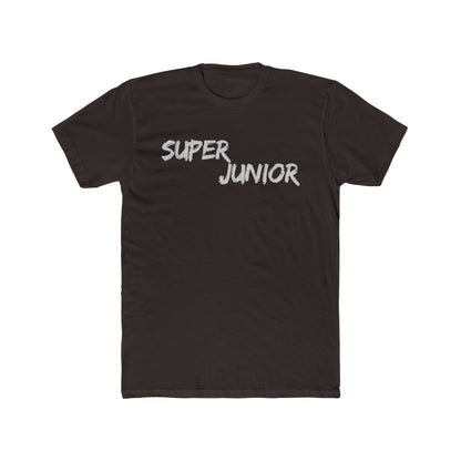 Super Junior Tribute T-Shirt – K-Pop Legends Paint Splatter Logo Tee | Silver Fan Design