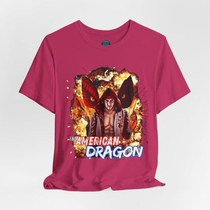Pro Wrestling Tee, Bryan Danielson “The American Dragon” T-Shirt – Fire & Fury Edition