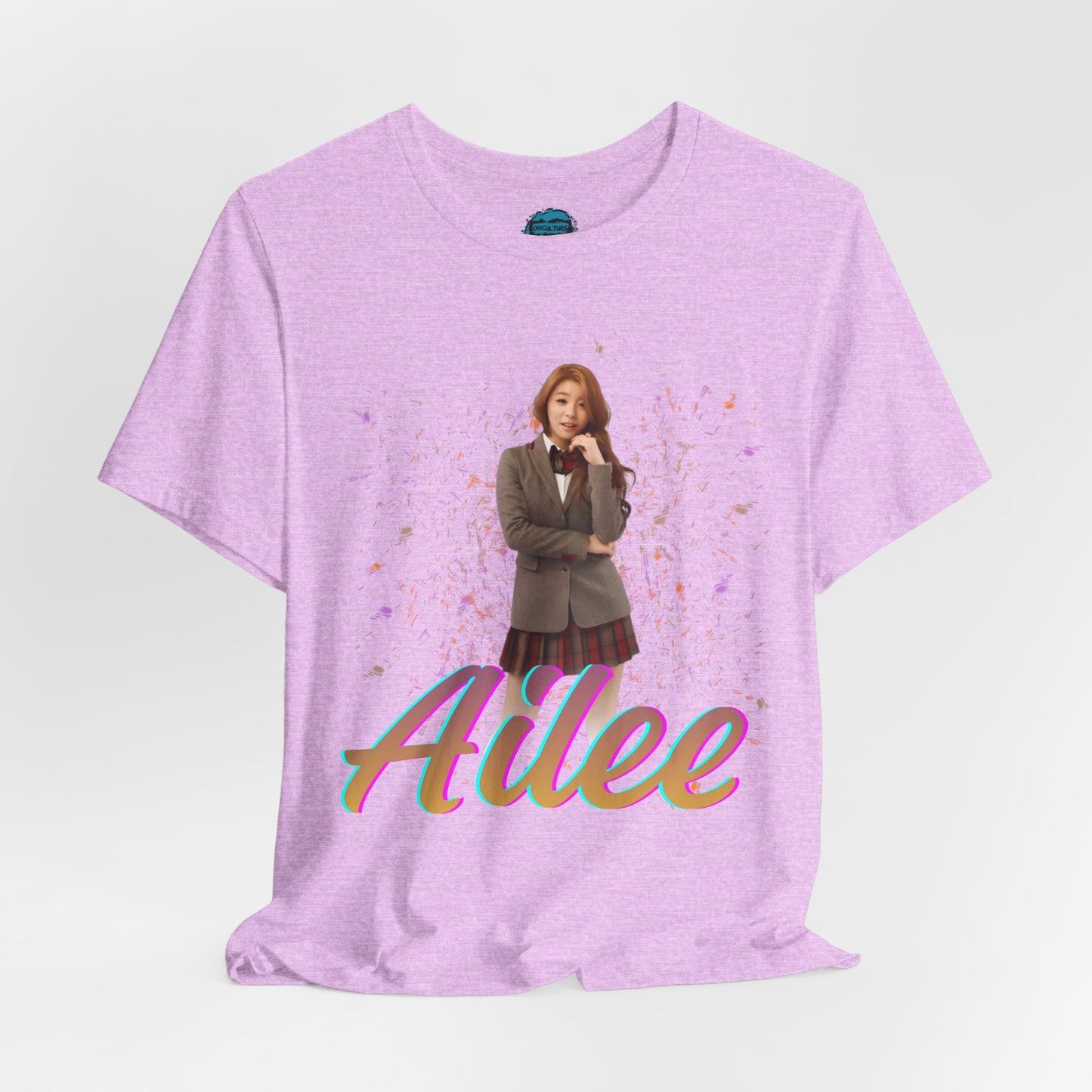 Ailee Fan KPop Tee | K-Idol Fan T-Shirt with Glitter Bomb