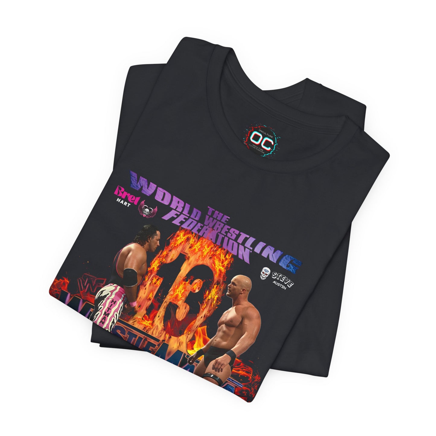 GOAT Pro Wrestling Match Tee | A Hitman vs. A Stone Cold Killer Tribute T-Shirt