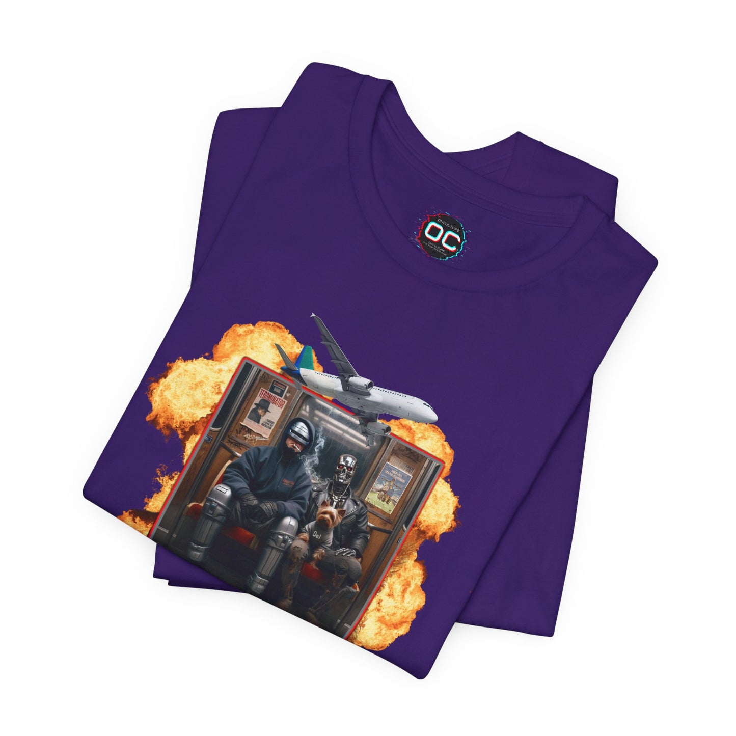 Planes, Trains, and Cyborgs Tee | Funny 80s Movie Mashup T-Shirt